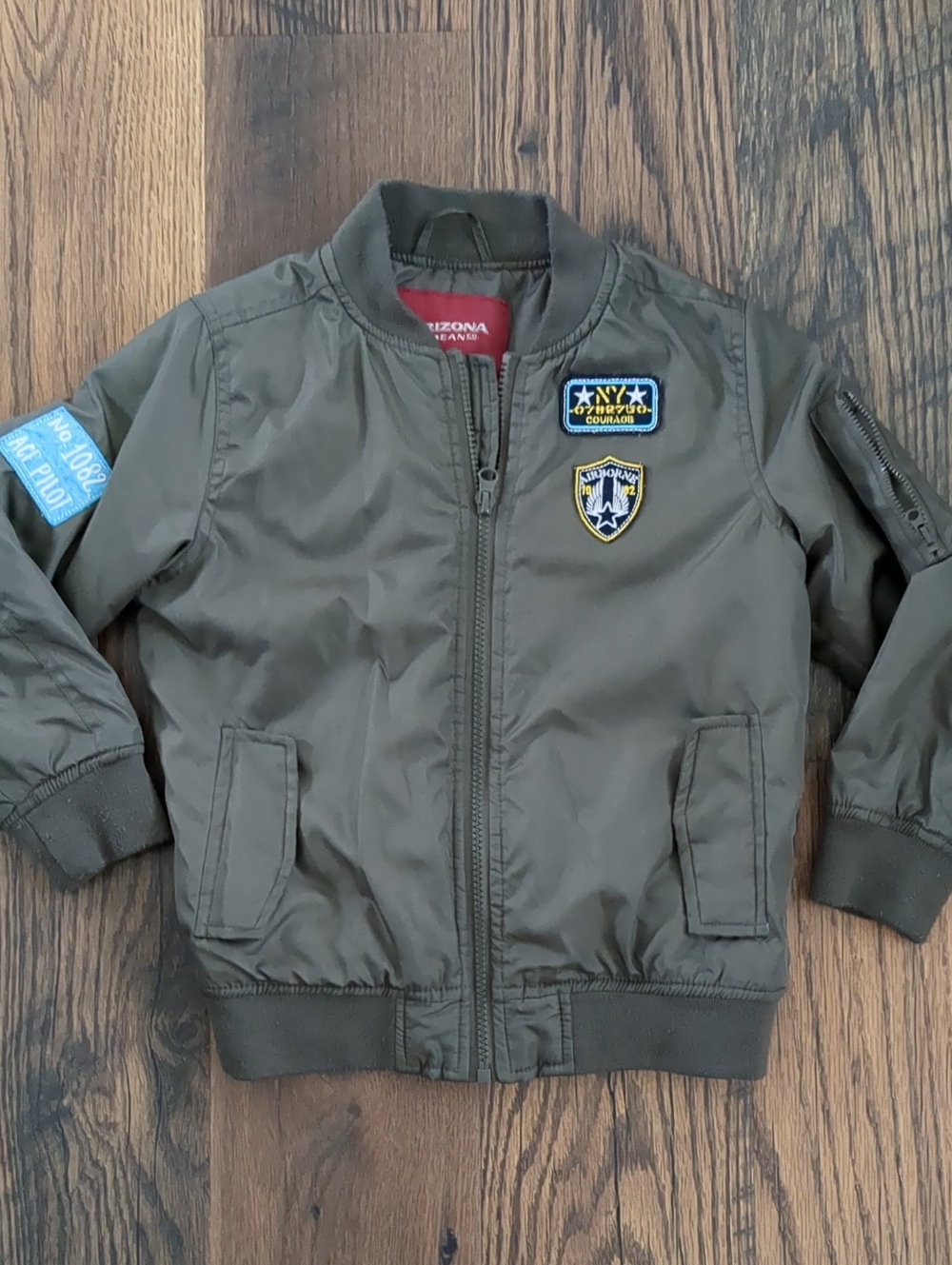 Air Force Bomber Pilot Jacket, Size 6, Fall or Winter Coat or Halloween Costume
